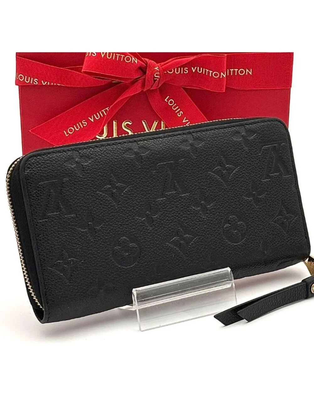 Louis Vuitton Wallet Zippy Monogram Black